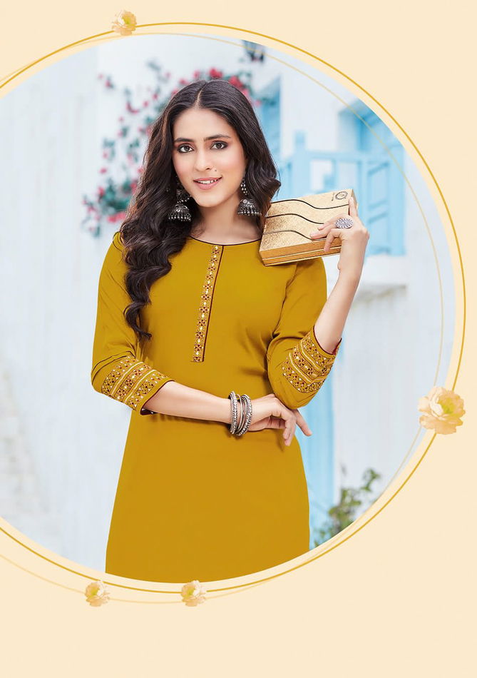 Serena vol 9 By Ladies Flavour 9001-9006 Designer Kurtis Catalog